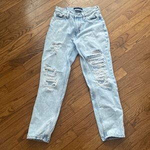 Aeropostale Ripped Mom Jeans